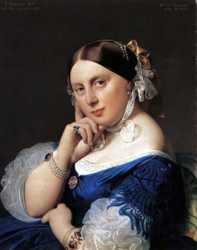 Portrait of Madame Ingres née Ramel by Jean Auguste Dominique Ingres